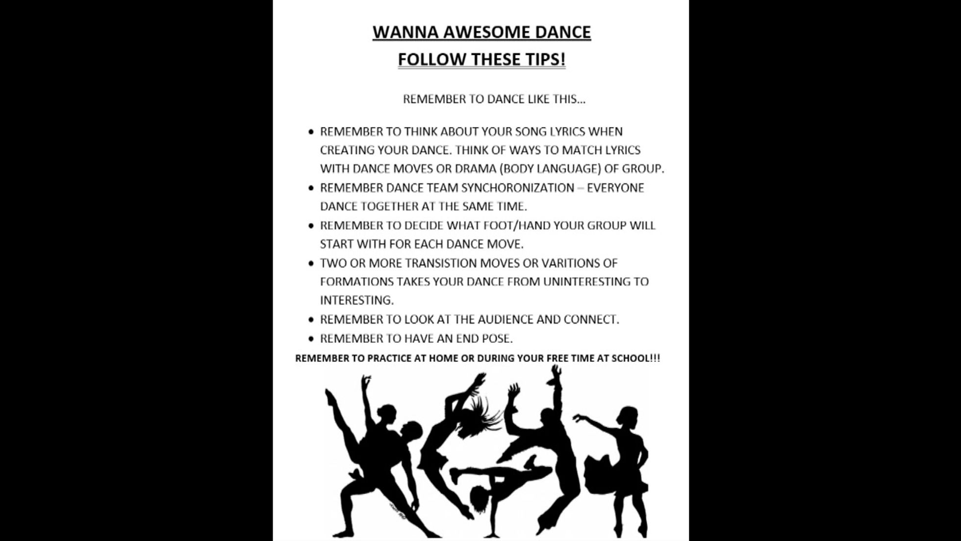 Creative Dance Wanna Awesome Dance